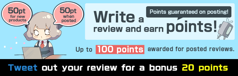 Write reviews and get points!