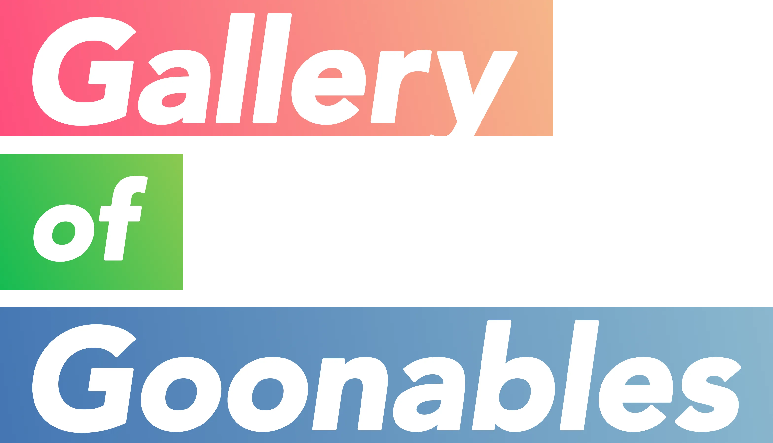Gallery of Goonables